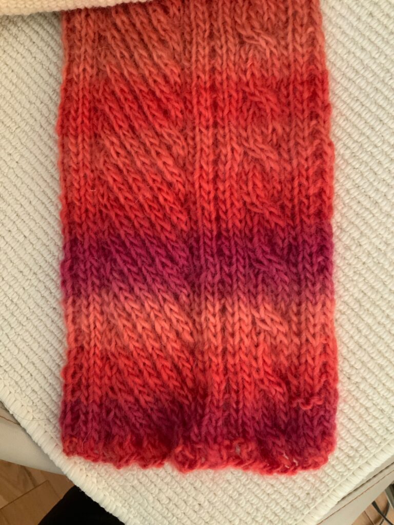 マンガ肉マフラー 完成写真